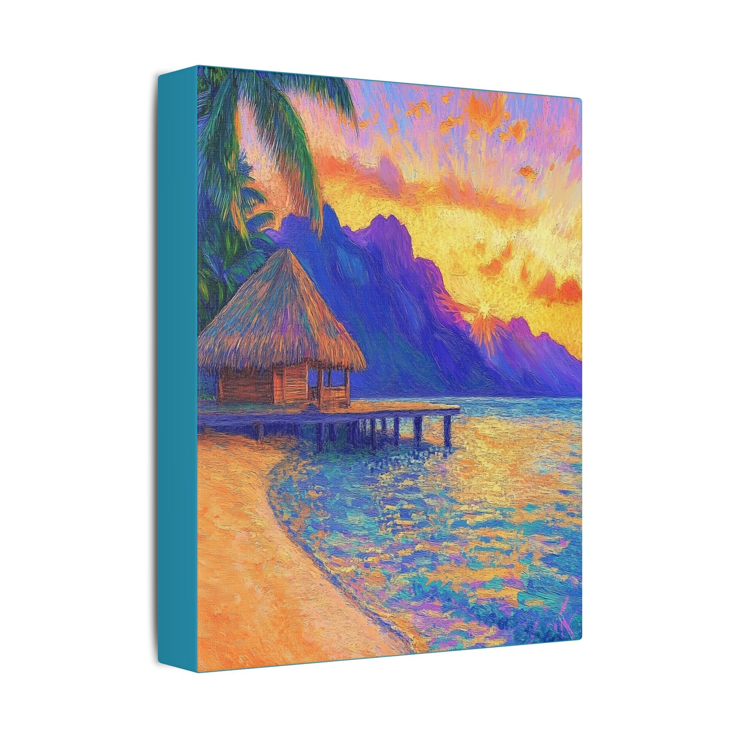 Mornings are Better on Vacation  - Fine Art Print on Canvas