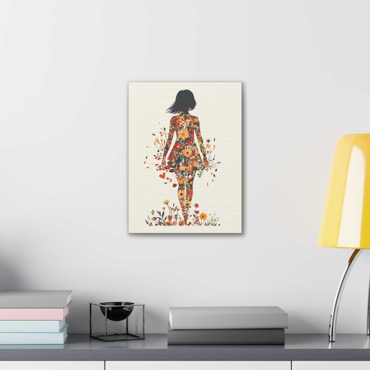 You Belong Among the Wildflowers  - Flower Girl - Print on Canvas