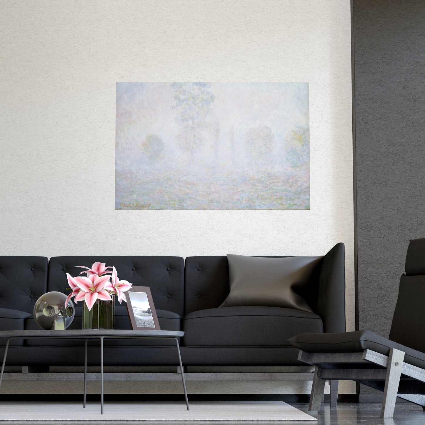 Morning Haze - Monet - Masterworks - Atmospheric Landscape Fine Art Poster