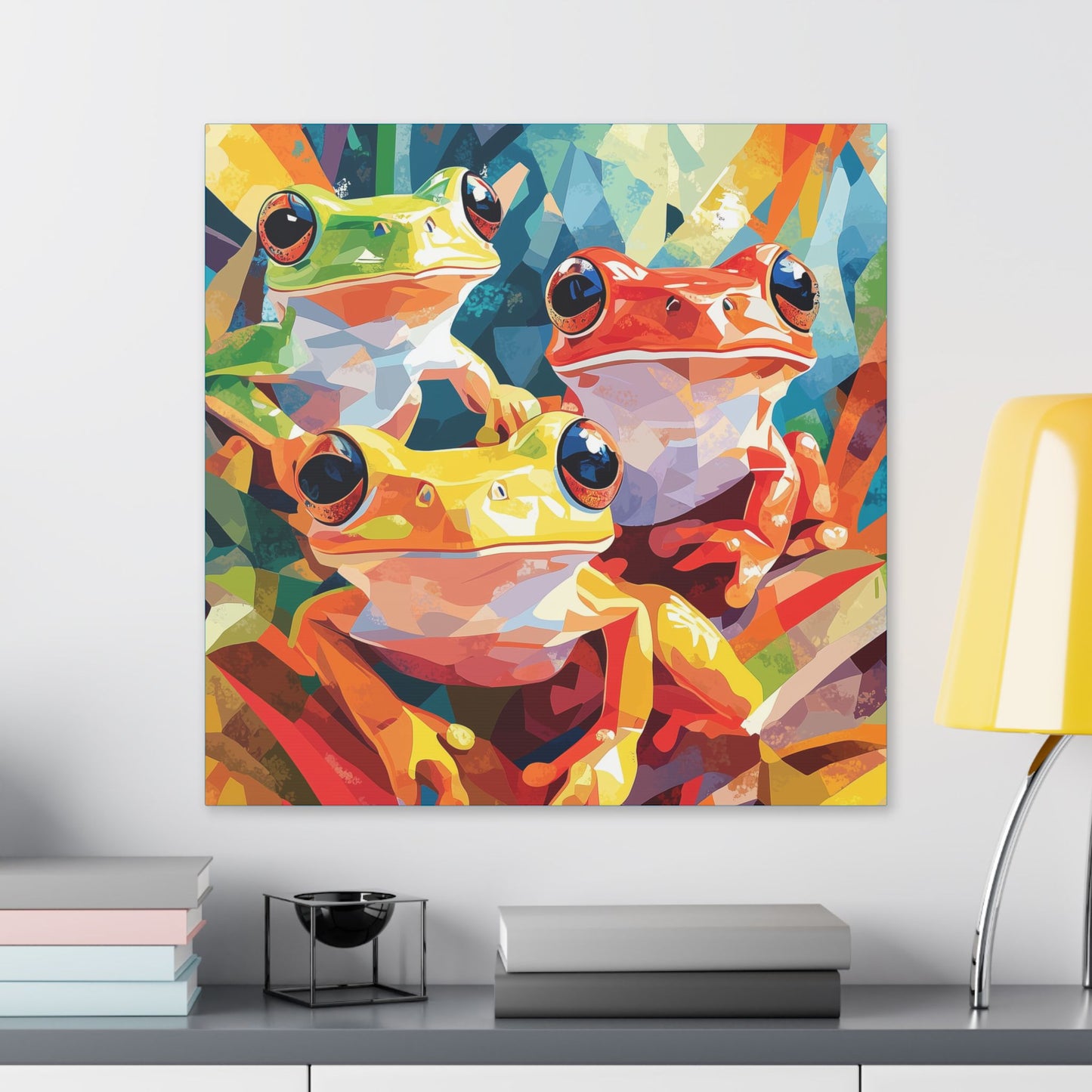 Frogs are Friends - Delight in Nature Series - Fine Art Print on Canvas