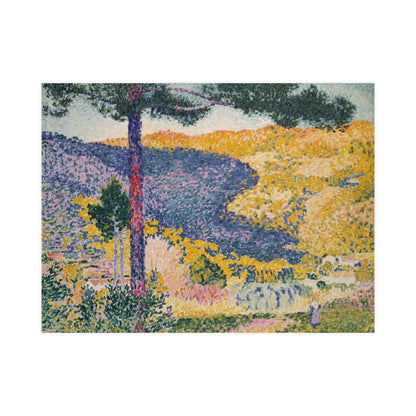 Valley with Fir Shade on the Mountain - Museum Collection - Fine Art Poster