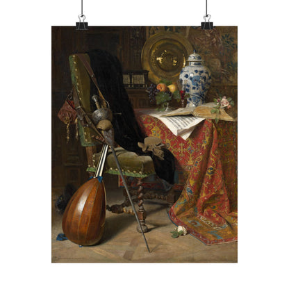 Elegant - Still Life Art - 17th Century Interior Painting - Fine Art Print - Gothic Art - Vintage Fine Art