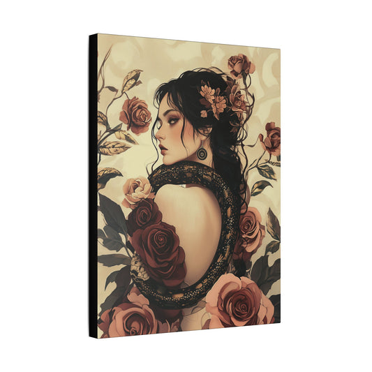 Never Look Back - Secret Garden Series - Fine Art Print on Canvas