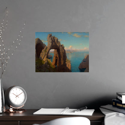 Natural Arch at Capri - Italian Coast Fine Art Poster