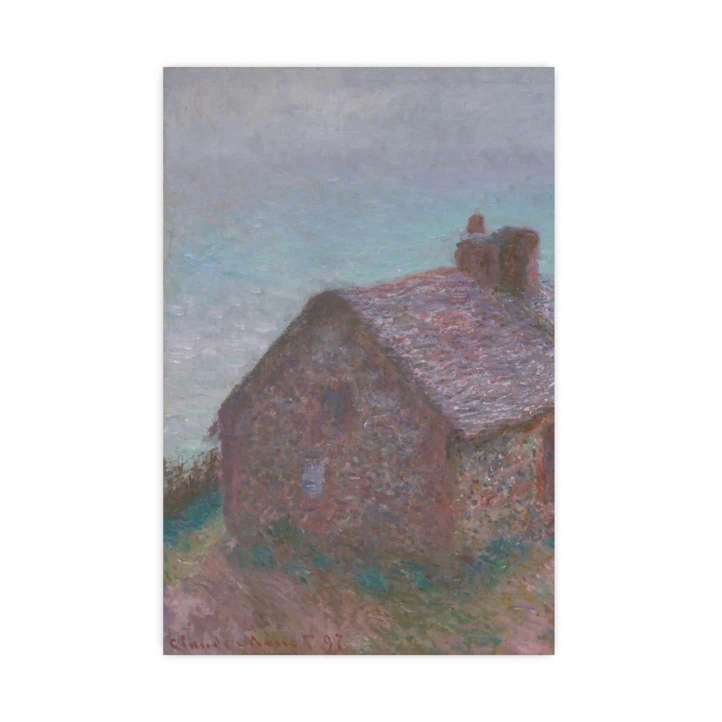 The Customs House at Varengeville - Monet Fine Art Poster