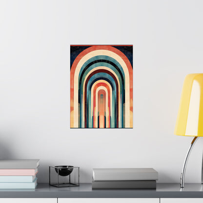 Doors of Perception Fine Art Print - Arches 11:11 - Bauhaus - Bohemian Wall Art - Modern Art - Matte Vertical Poster