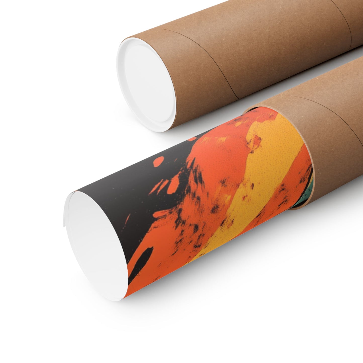 Unleashed - Tiger Jumping Through A Ring of Flames - Matte Vertical Poster - Eye-Catching Wall Art
