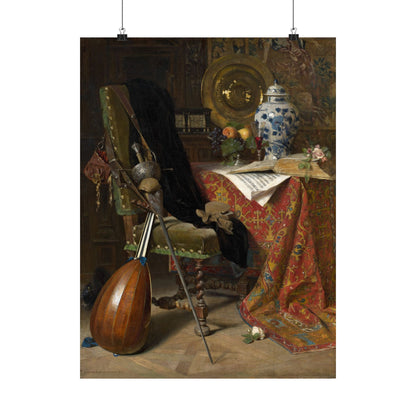 Elegant - Still Life Art - 17th Century Interior Painting - Fine Art Print - Gothic Art - Vintage Fine Art