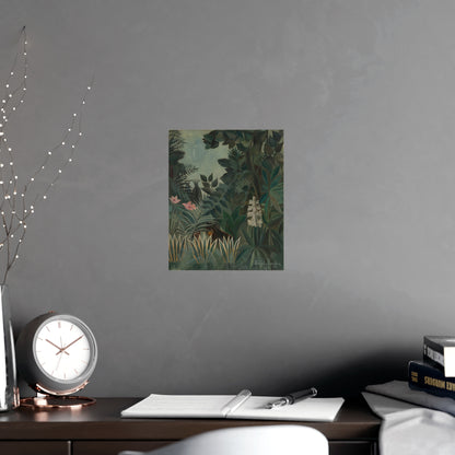 The Equatorial Jungle - Rousseau Tropical Fine Art Poster
