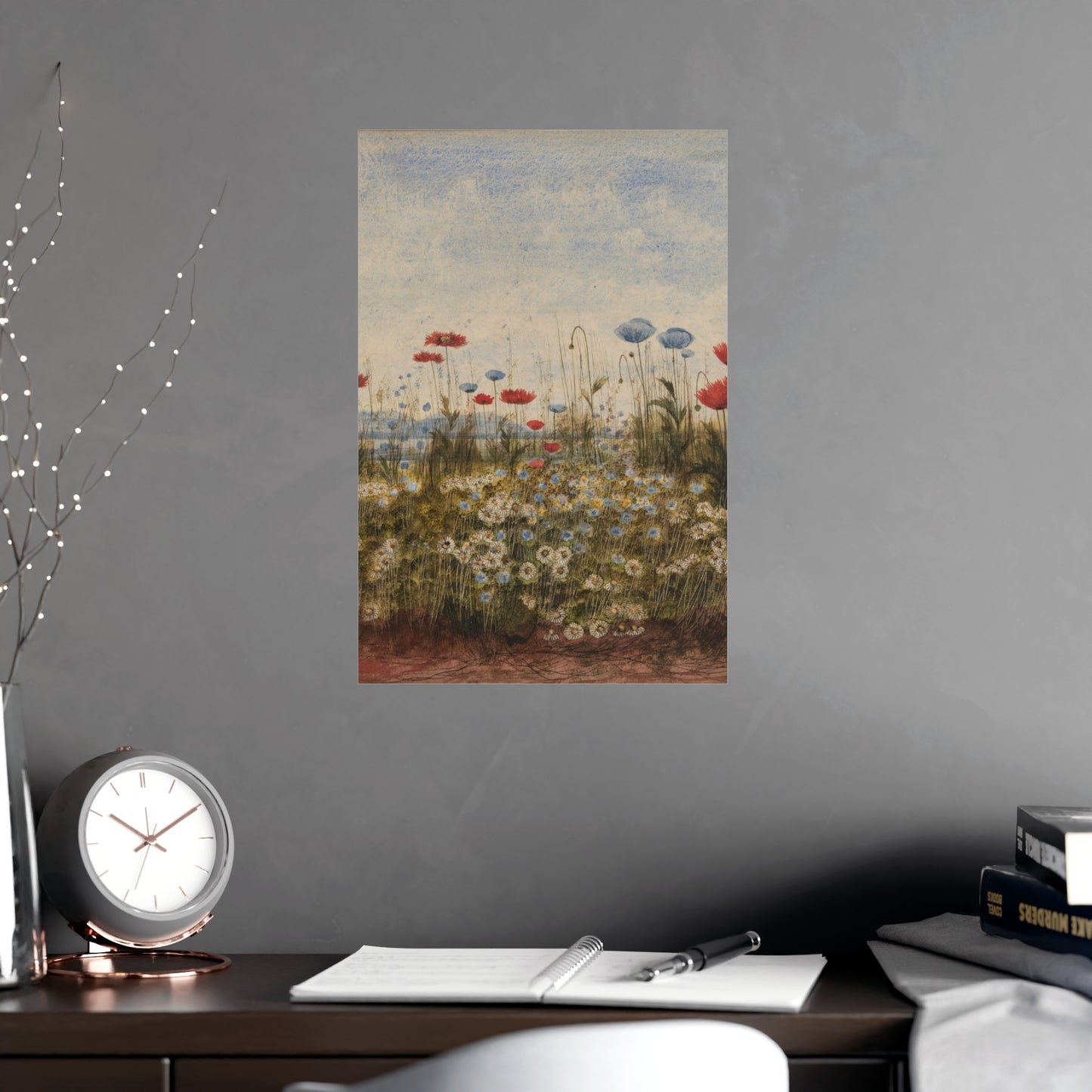 Wildflower Scene - Museum Collection - Fine Art Poster