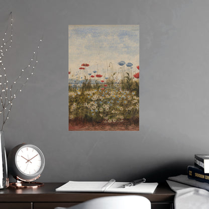 Wildflower Scene - Museum Collection - Fine Art Poster