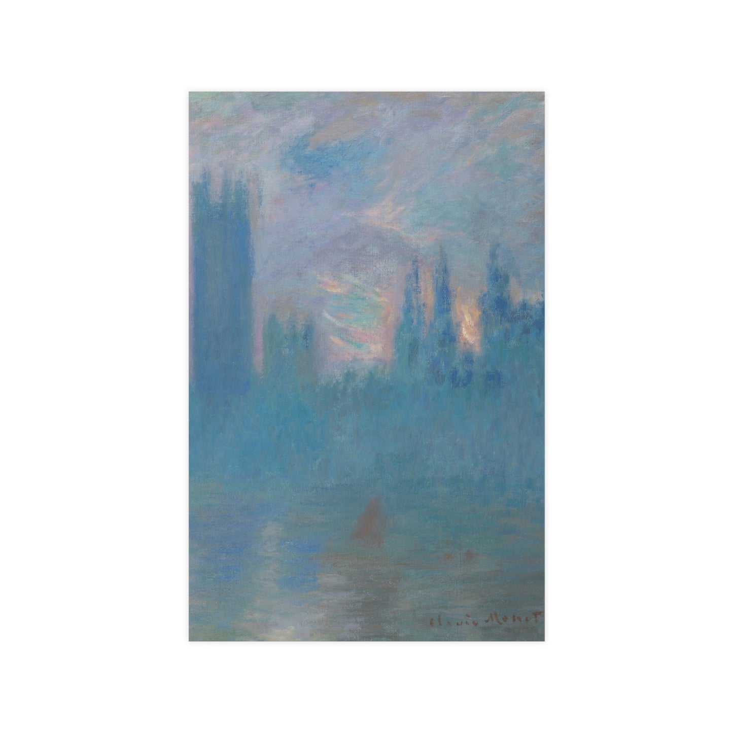 Houses of Parliament London - Monet Fine Art Poster