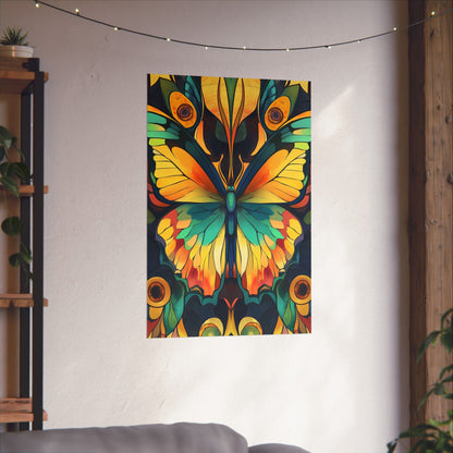Brilliant Butterfly - Bohemian Wall Art - Fine Art Print - Poster Matte - Vertical Wall Décor