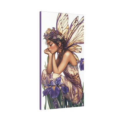 Iris You Were Here - Flowers & Fairies Collection - Fine Art Print on Canvas
