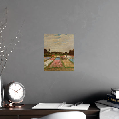 Flower Beds in Holland - Van Gogh Fine Art Poster