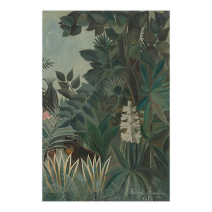 The Equatorial Jungle - Rousseau Tropical Fine Art Poster