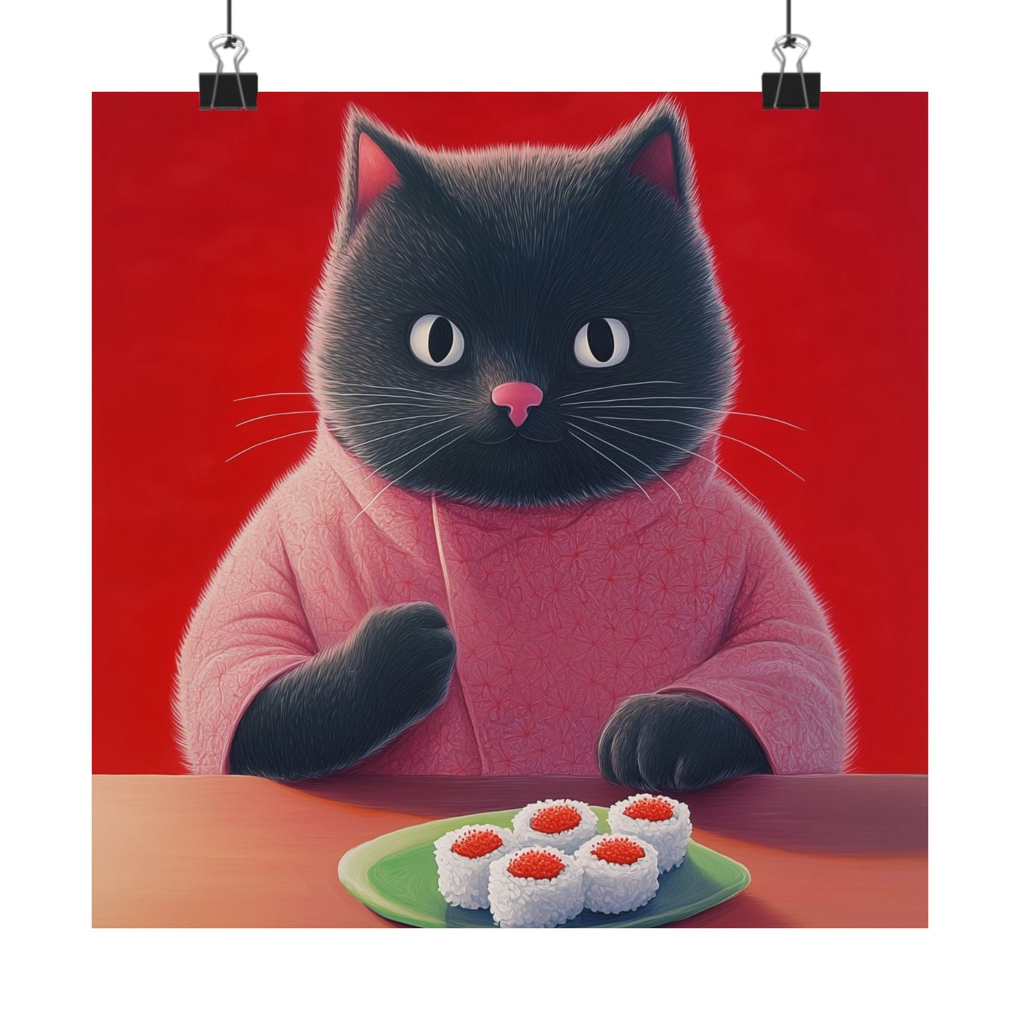 9 Lives Sushi Bar Art Print - Matte Vertical Posters
