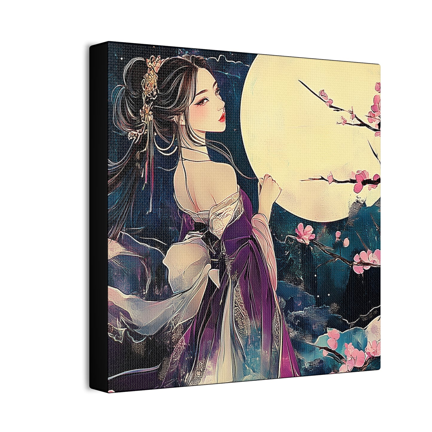 Thinking of You in the Moonlight - Fine Art Print - Wall Art on Canvas