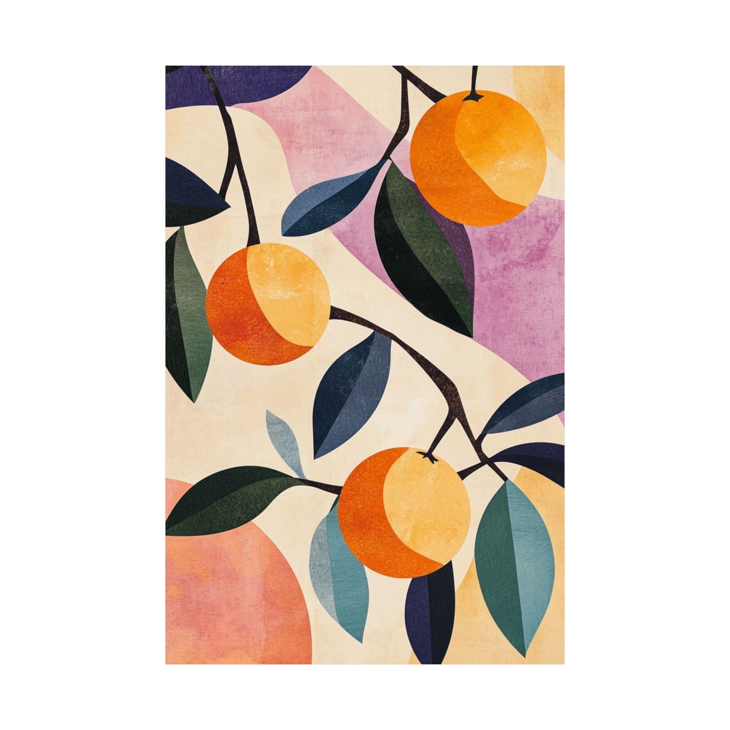 Orange Delight Botanical Fine Art Print
