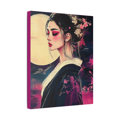 Magenta Moon - Fine Art Print on Canvas