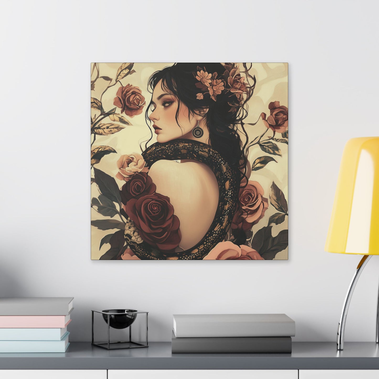 Never Look Back - Secret Garden Series - Fine Art Print on Canvas