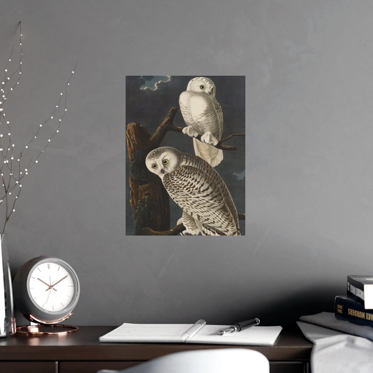 Snowy Owl - Audubon Birds - Fine Art Print