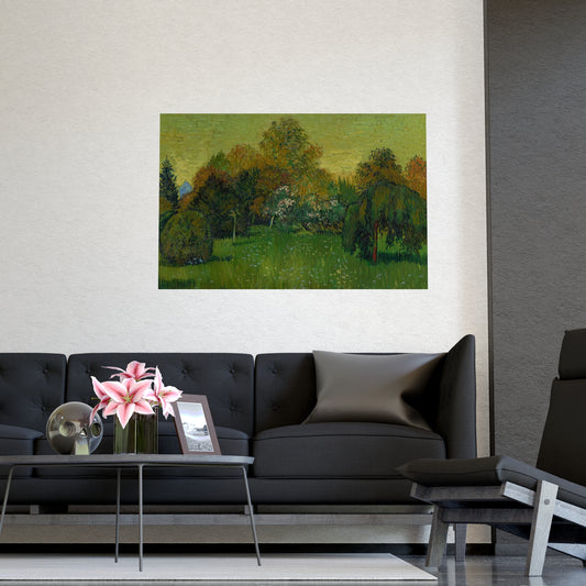 The Poet's Garden - Van Gogh Fine Art Poster