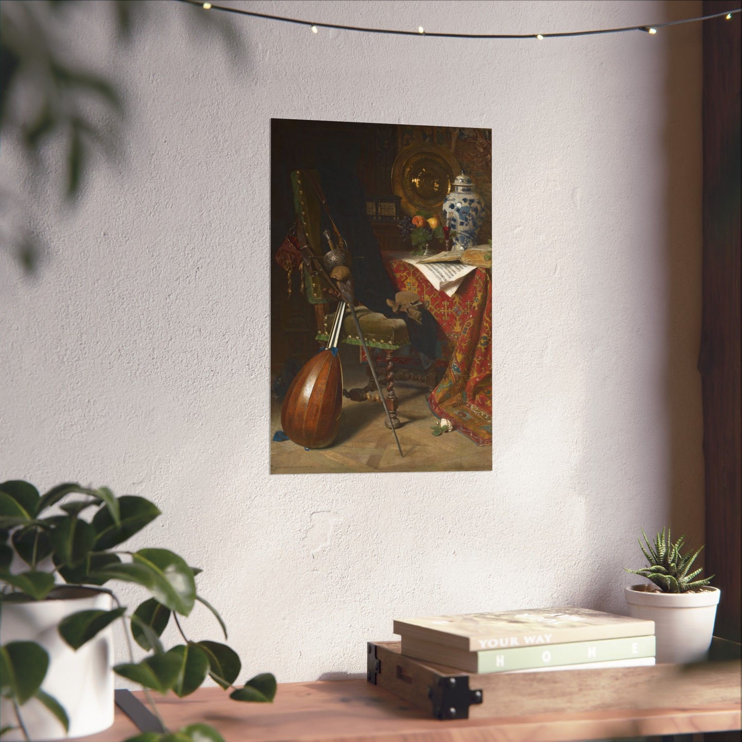 Elegant - Still Life Art - 17th Century Interior Painting - Fine Art Print - Gothic Art - Vintage Fine Art