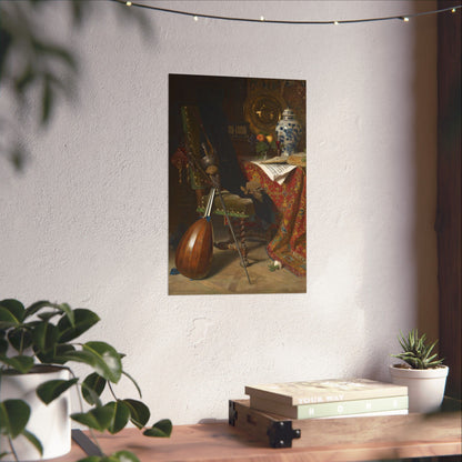 Elegant - Still Life Art - 17th Century Interior Painting - Fine Art Print - Gothic Art - Vintage Fine Art