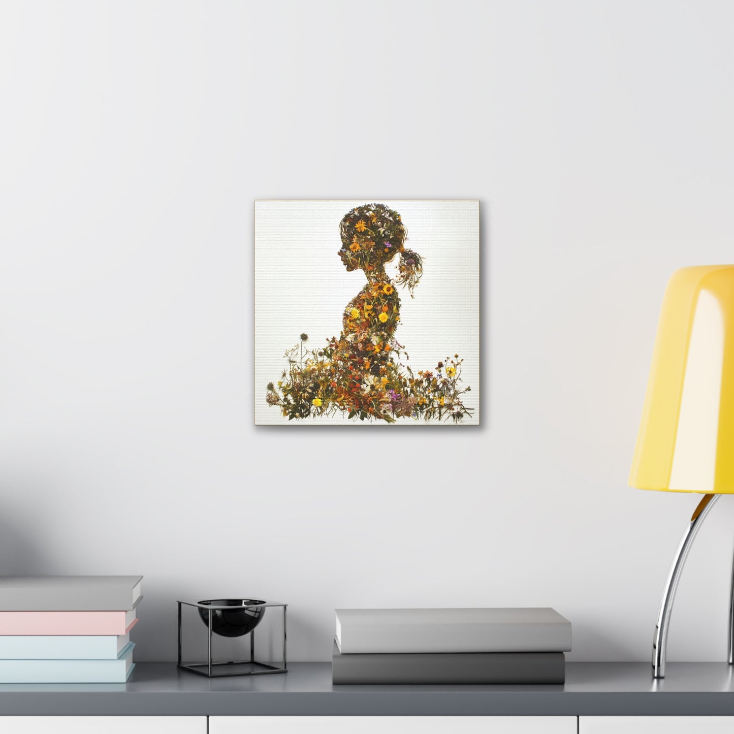 Summers Gone By - Wildflowers Fine Art Print on Canvas