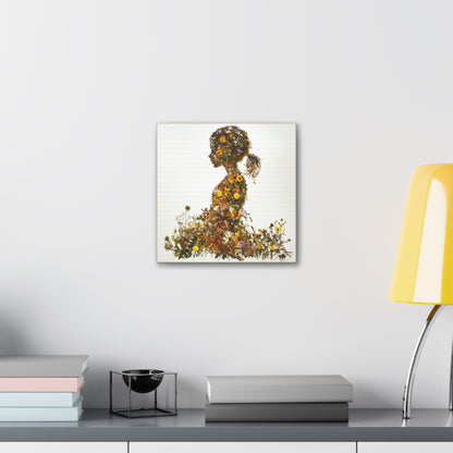 Summers Gone By - Wildflowers Fine Art Print on Canvas