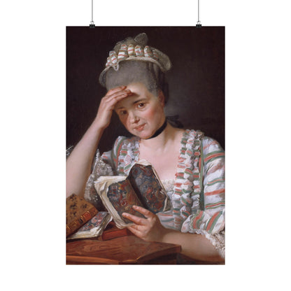 Classic Portrait - Fine Art Print - Matte Vertical Poster - Timeless Literary Woman - Art for Home Décor