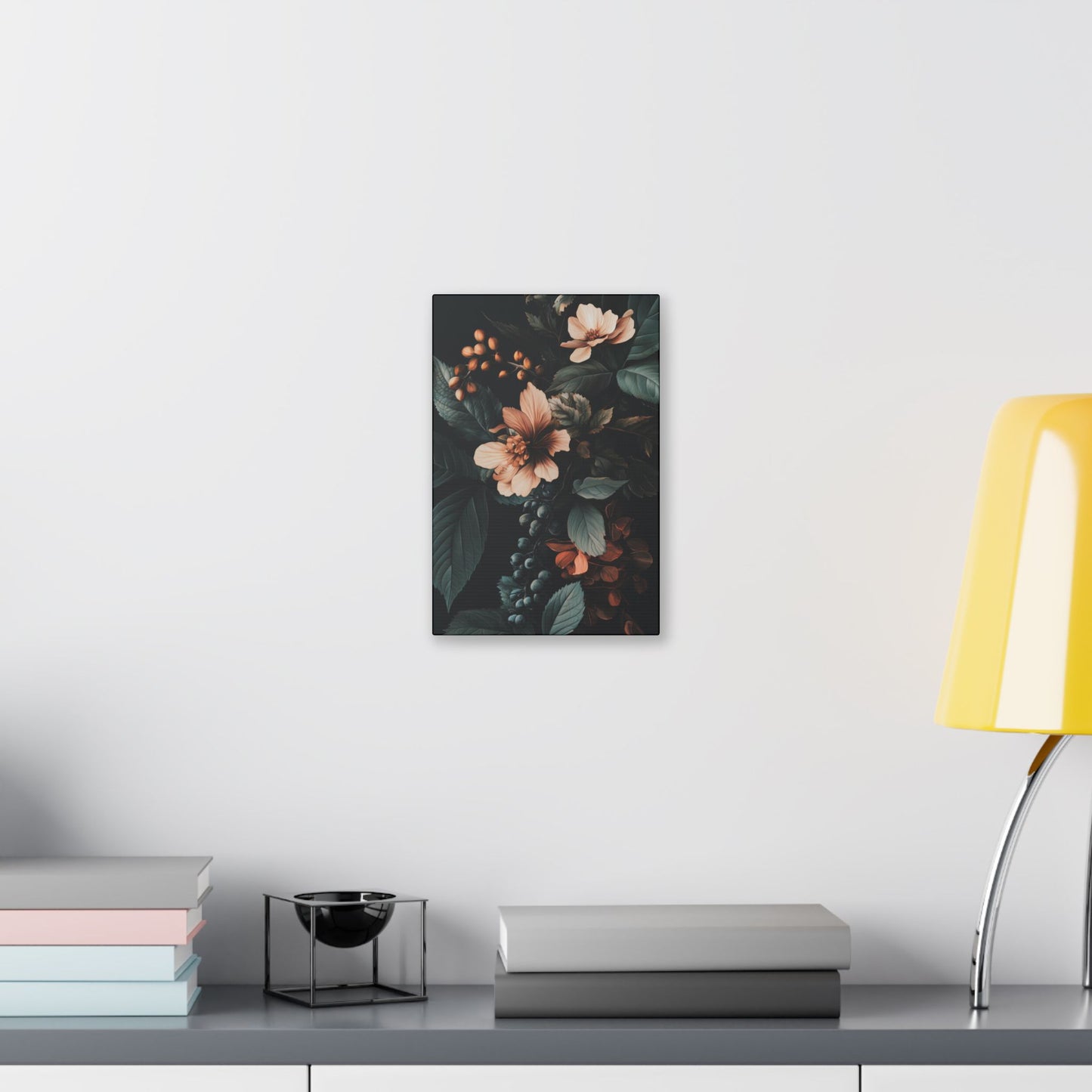 Evergreen Moody Botanical -Secret Garden Series  - Fine Art Print on Canvas