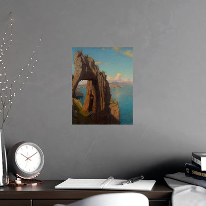 Natural Arch at Capri - Italian Coast Fine Art Poster