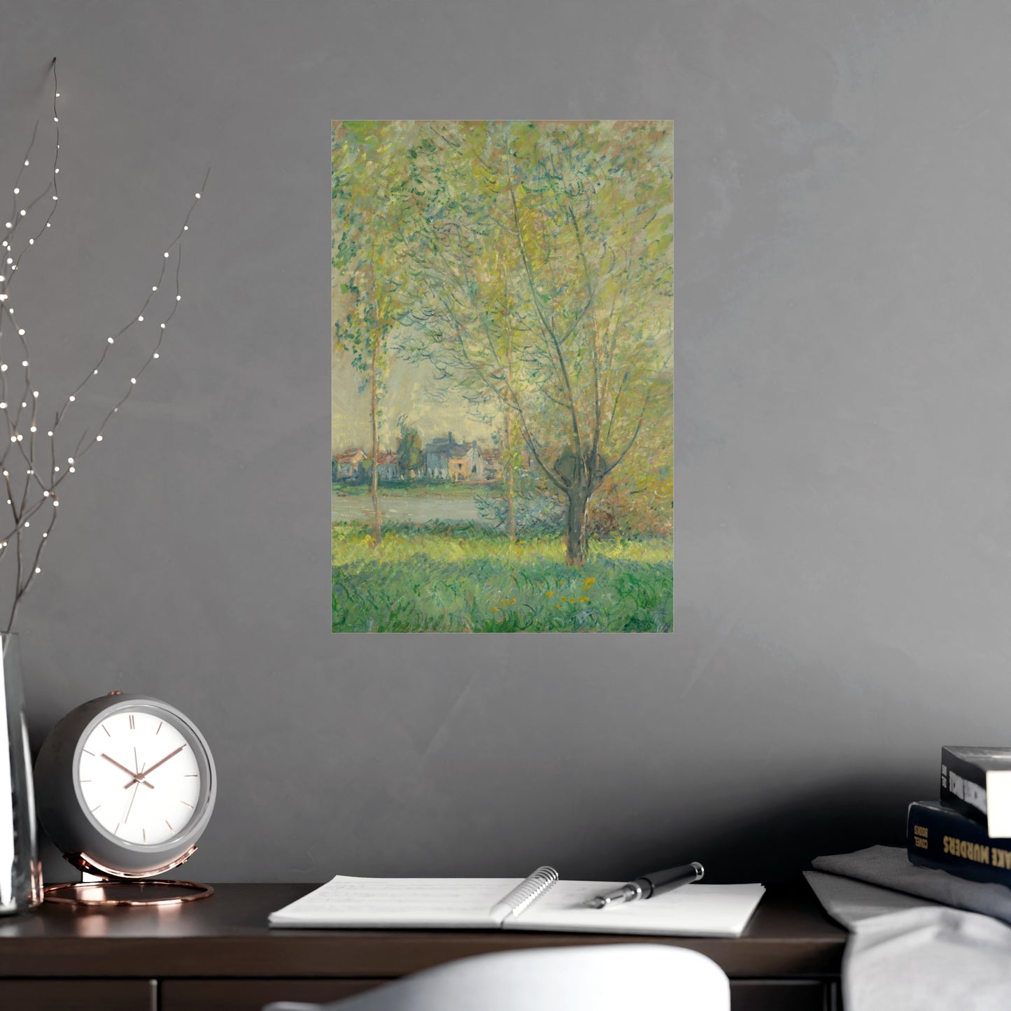 The Willows - Peaceful Landscape Fine Art Poster