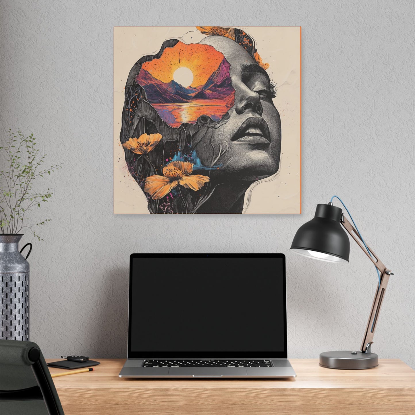 Beauty is in the Eye of the Beholder  - Fine Art Print on Canvas