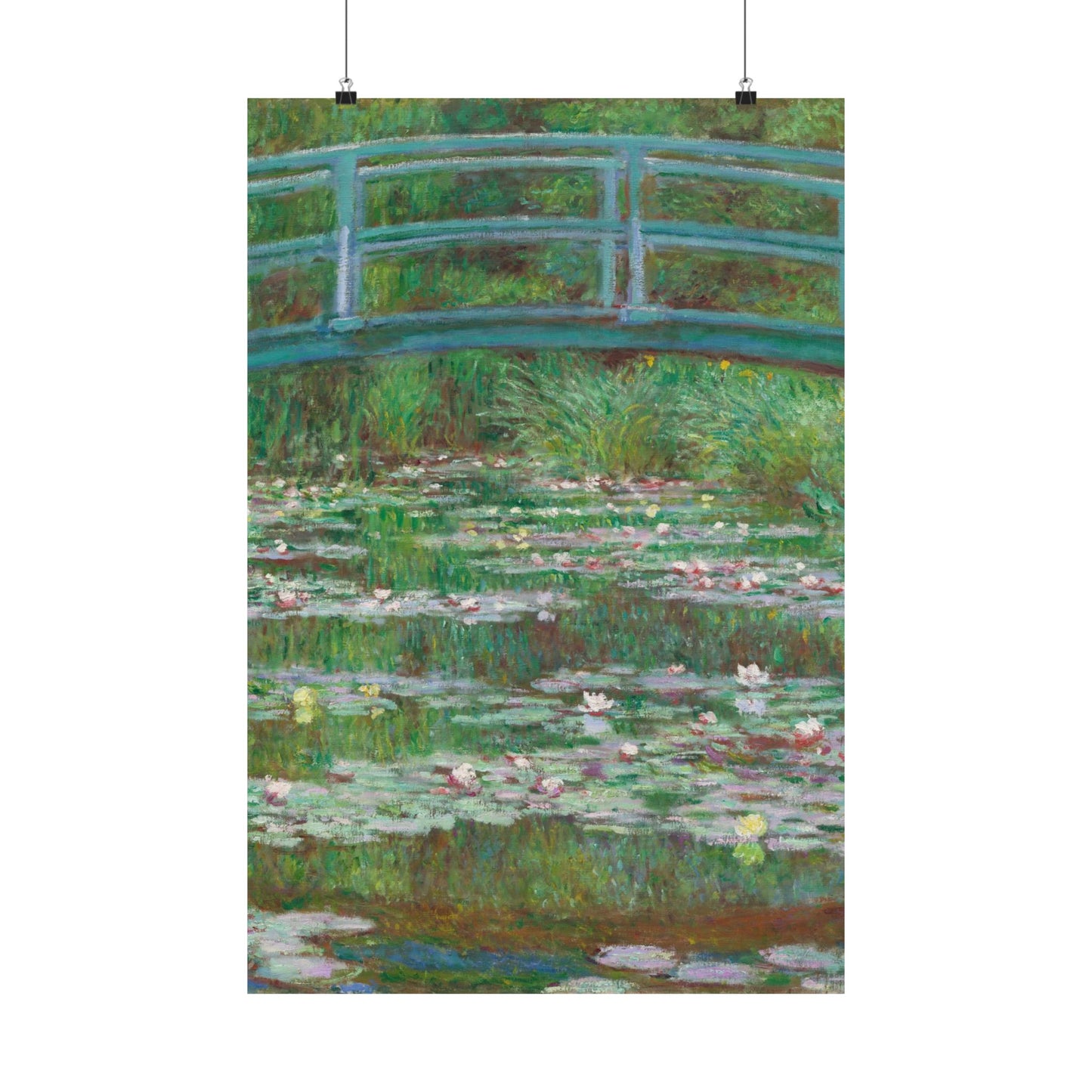 Claude Monet - Japanese Foot Bridge Fine Art Canvas Print