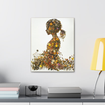 Summers Gone By - Wildflowers Fine Art Print on Canvas