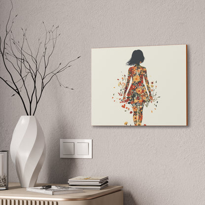 You Belong Among the Wildflowers  - Flower Girl - Print on Canvas