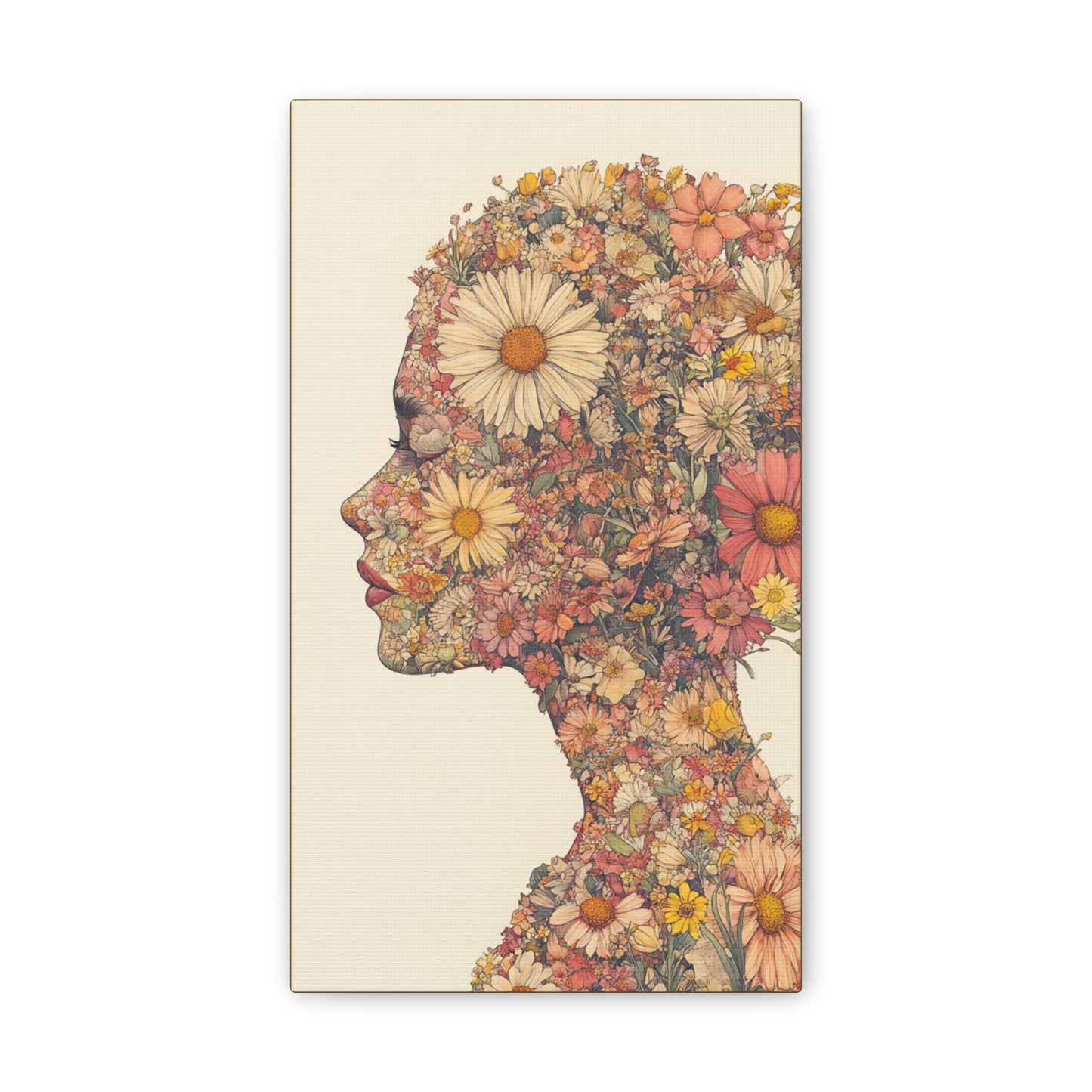 And So She Grew on Canvas