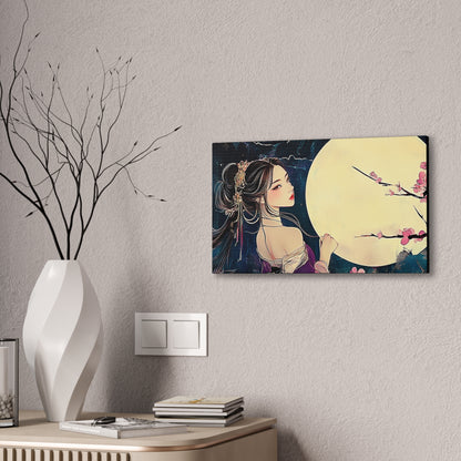 Thinking of You in the Moonlight - Fine Art Print - Wall Art on Canvas