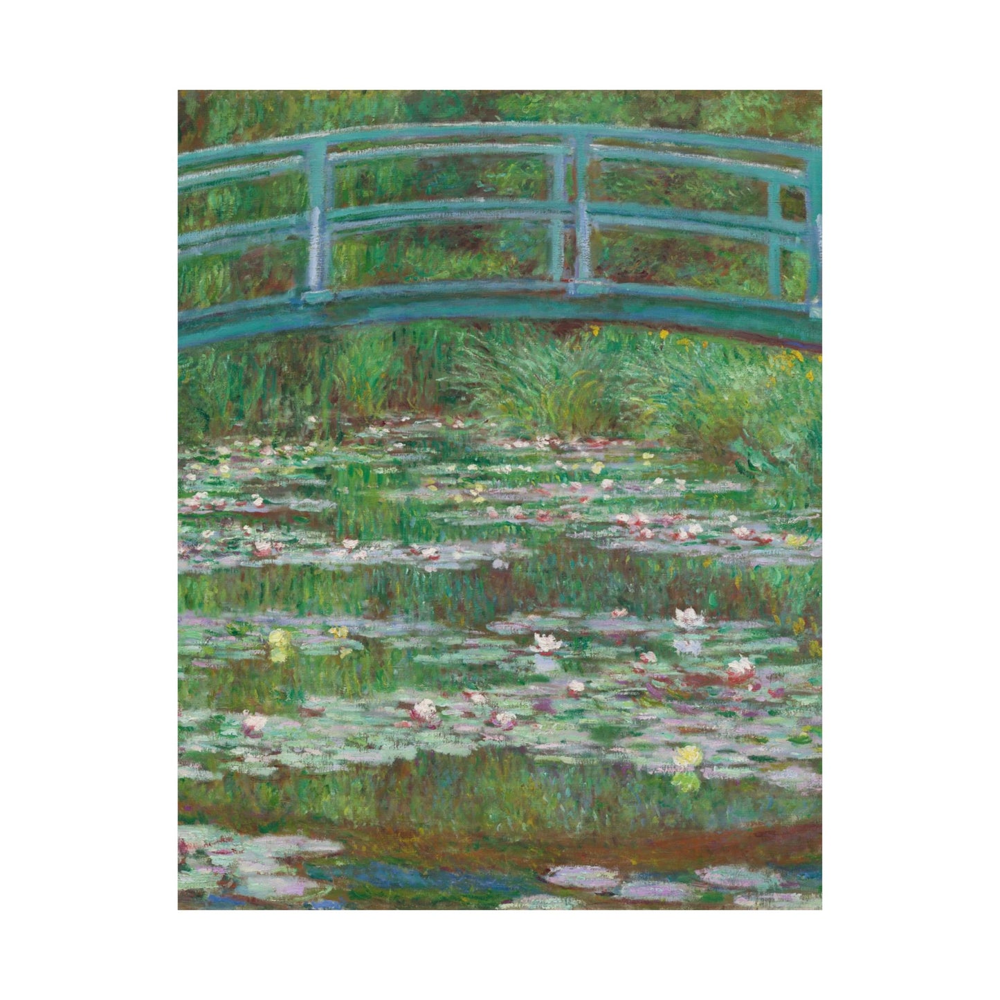 Claude Monet - Japanese Foot Bridge Fine Art Canvas Print