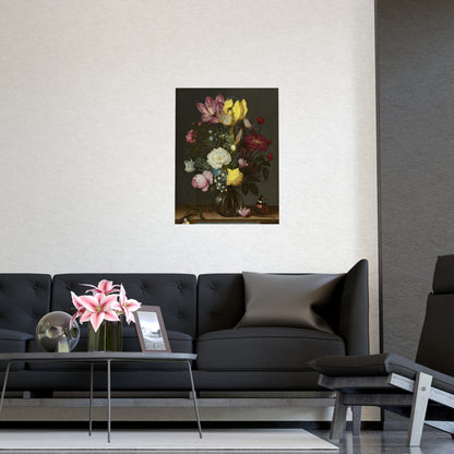 Bouquet of Flowers in a Glass Vase - Dutch Masters Fine Art Poster