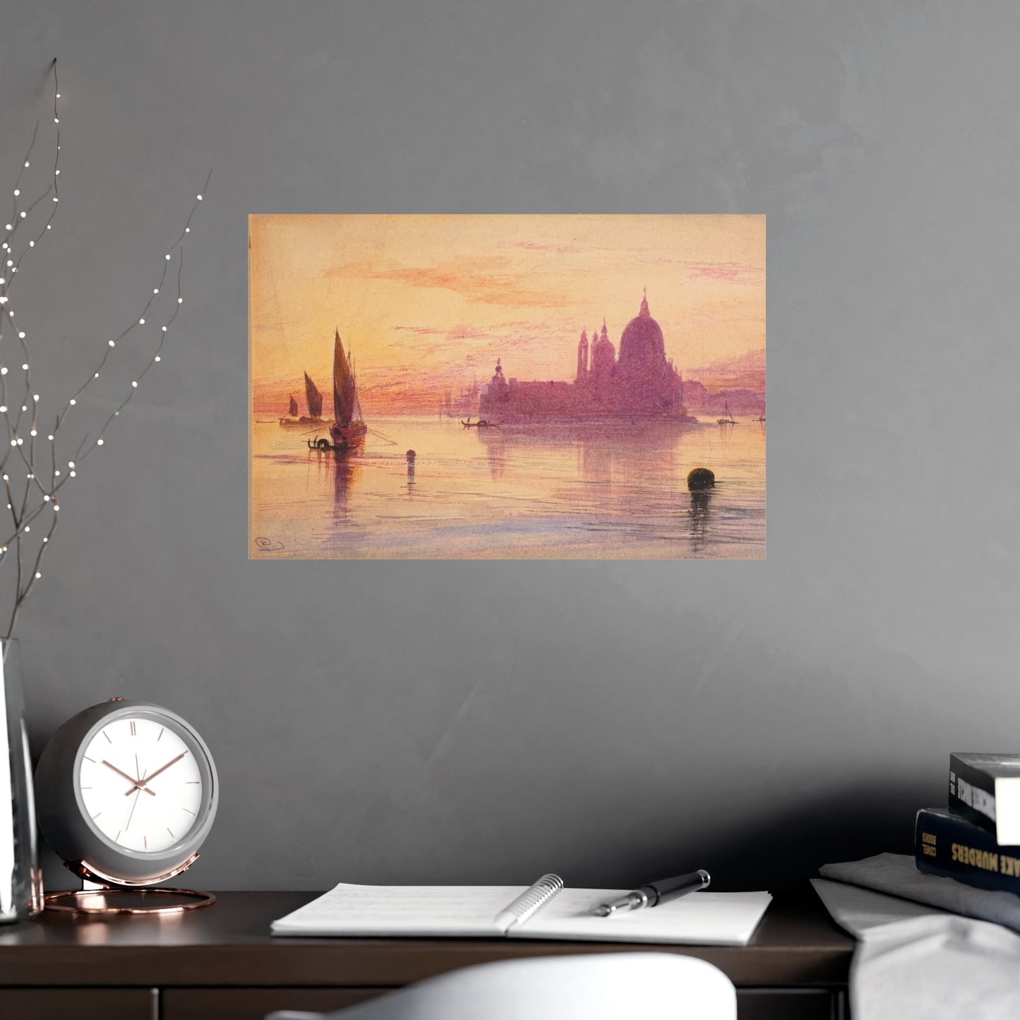 Santa Maria della Salute Venice at Sunset - Fine Art Poster