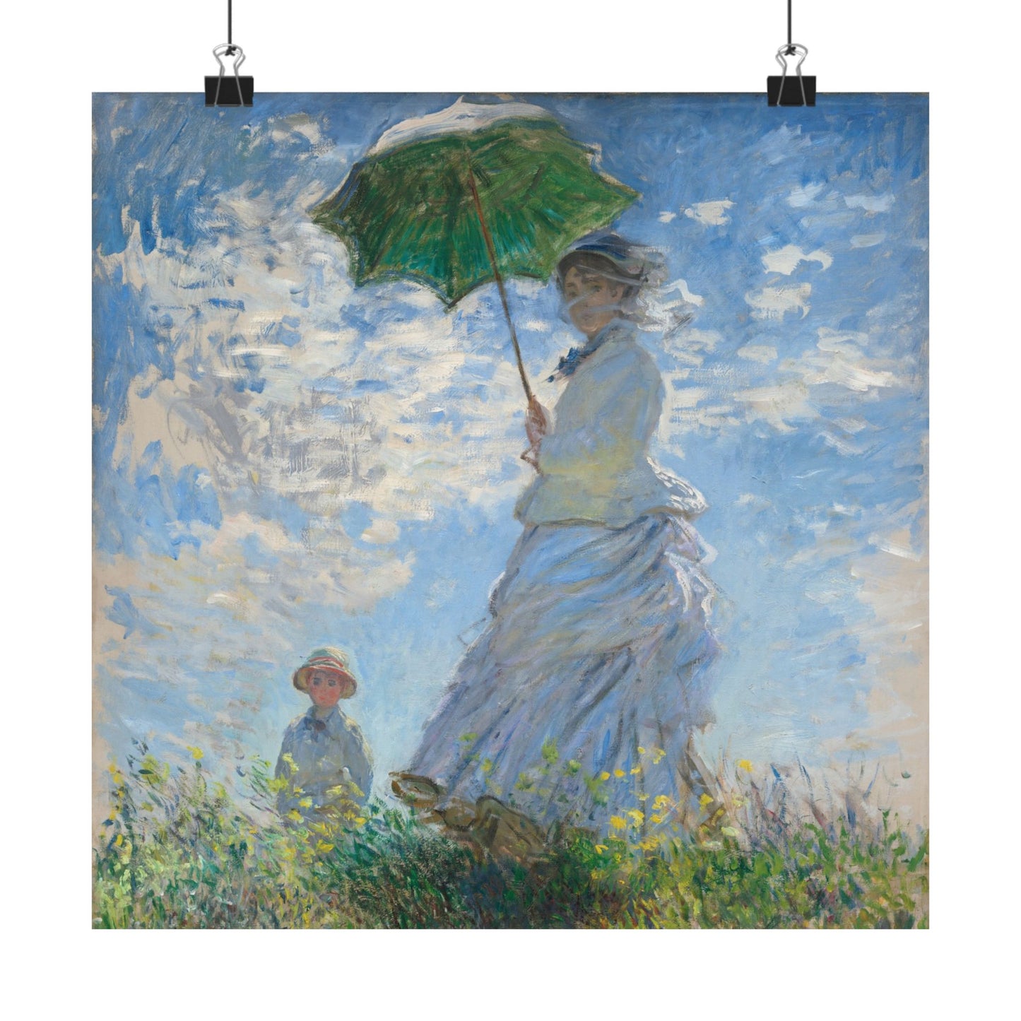 Claude Monet - Woman with a Parasol Fine Art Print