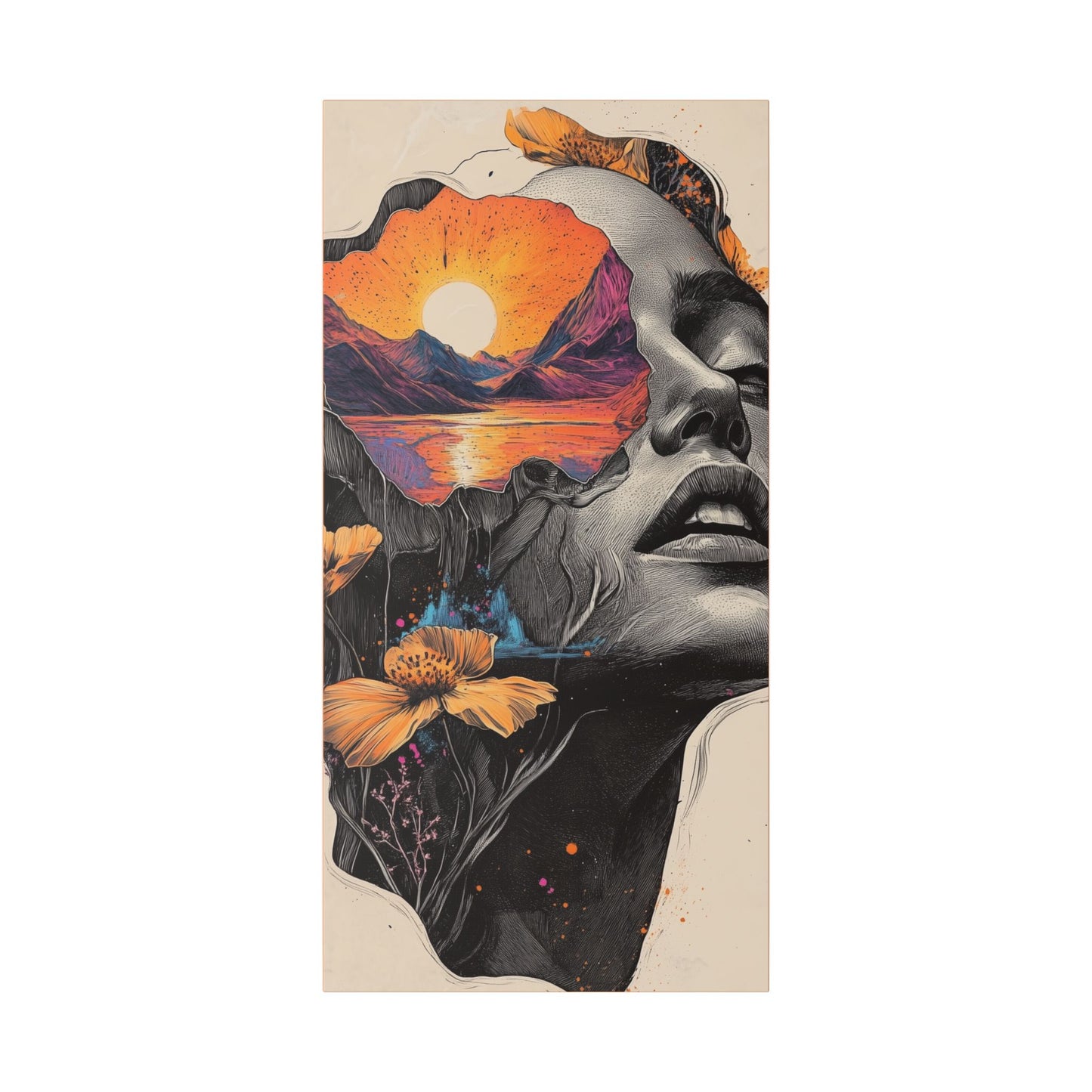 Beauty is in the Eye of the Beholder  - Fine Art Print on Canvas