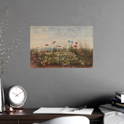 Wildflower Scene - Museum Collection - Fine Art Poster