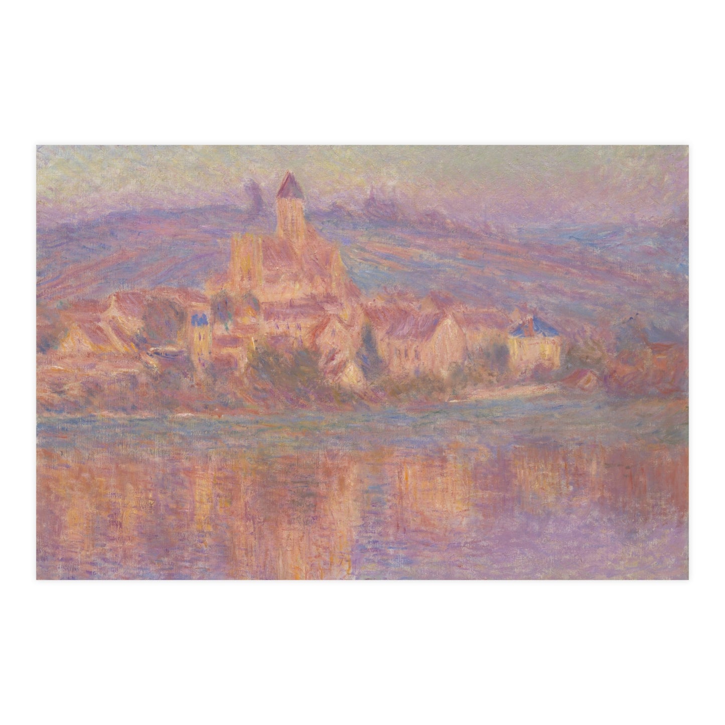 Vetheuil - Monet Village Landscape Fine Art Poster