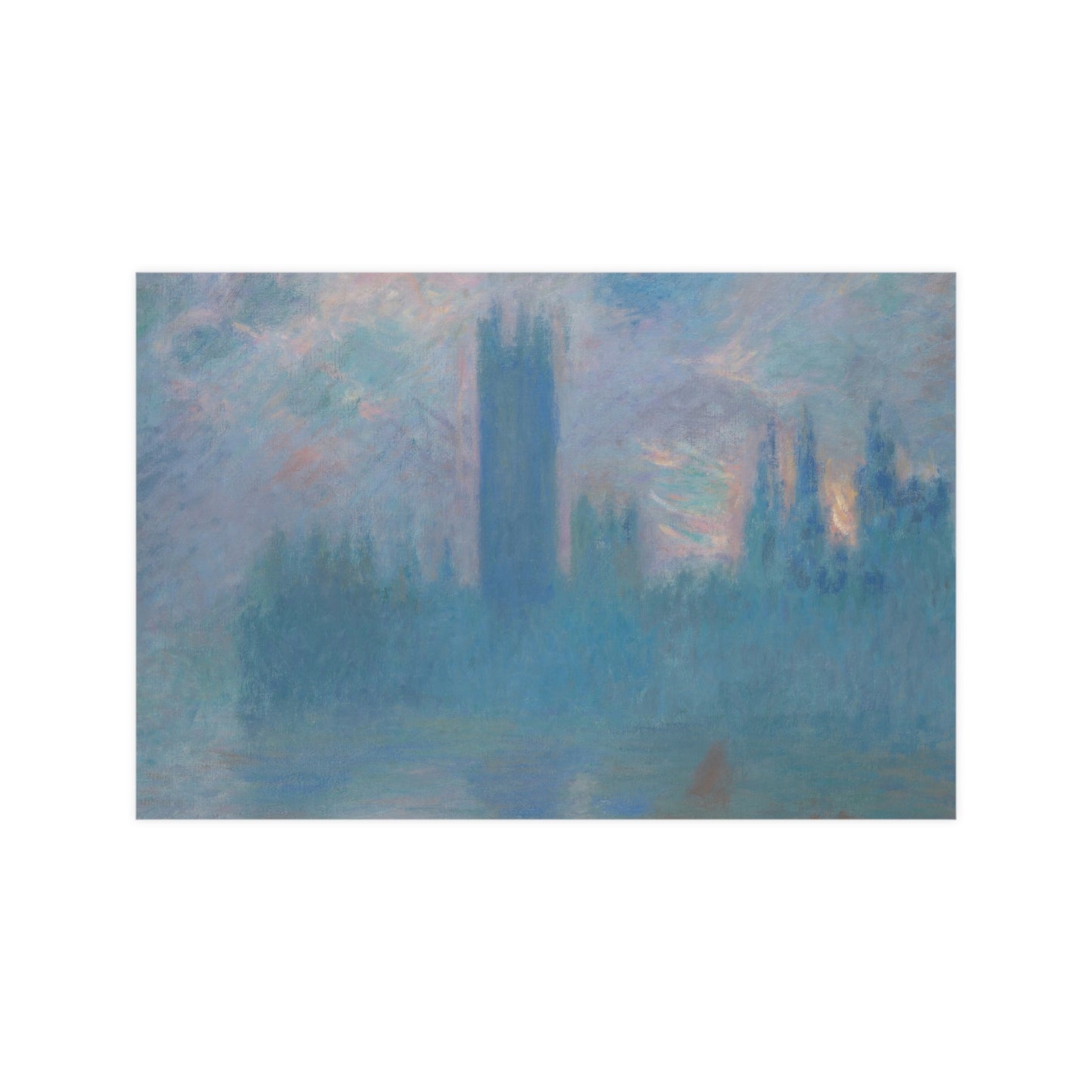 Houses of Parliament London - Monet Fine Art Poster