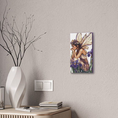 Iris You Were Here - Flowers & Fairies Collection - Fine Art Print on Canvas